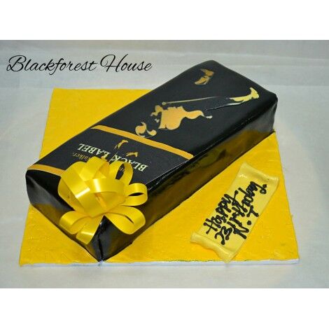 Jonny Walker Black Label Themed Cake