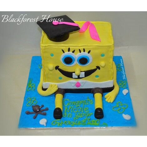 Sponge Bob Themed Cake